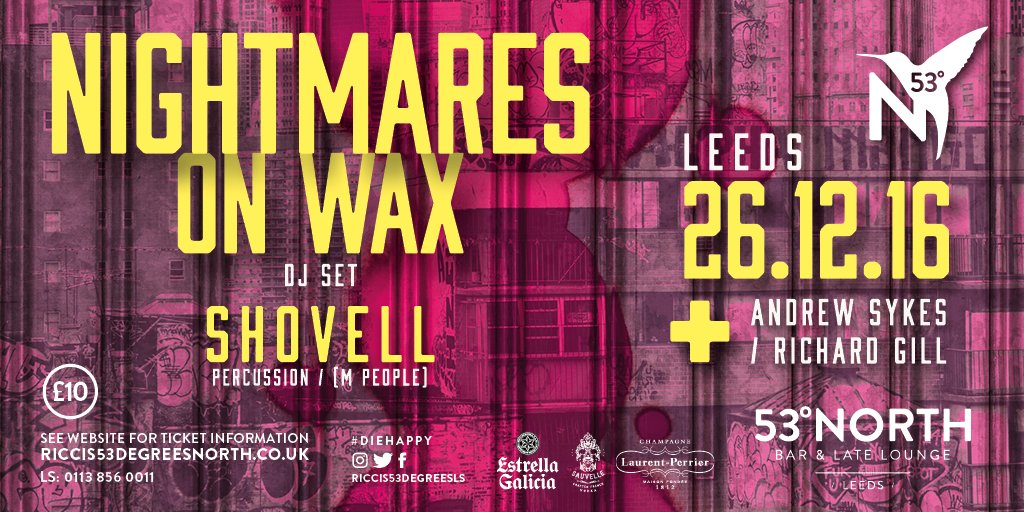 Boxing Day Exclusive with <a href="/nightmaresonwax/">nightmaresonwax</a> &amp; <a href="/ShovDrumWarrior/">Shovell</a> tickets available from <a href="/skiddle/">Skiddle</a> <a href="/DesignMyNight/">DesignMyNight</a> #music #BoxingDay