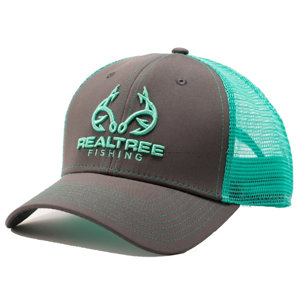 Realtree on X: #Realtree Mint Fishing Logo Mesh Back Hat – get it