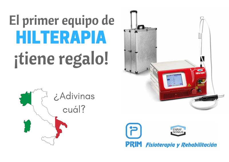 El primer centro de #fisioterapia en reservar su equipo de #Hilterapia de <a href="/ASAlaser/">ASAlaser</a> recibirá un regalo muy especial. ¿Adivinas cuál?