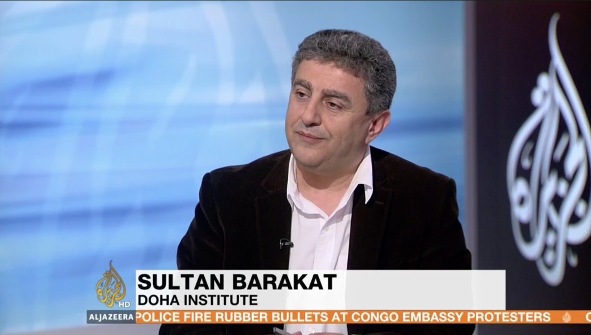 CHS Director <a href="/BARAKAT_Sultan/">Sultan Barakat | سلطان بركات</a> on <a href="/AJEnglish/">Al Jazeera English</a> talking about #Aleppo evacuation &amp; prospects for negotiated settlement in #Syria <a href="/dohainstitute/">معهد الدوحة للدراسات العليا</a>