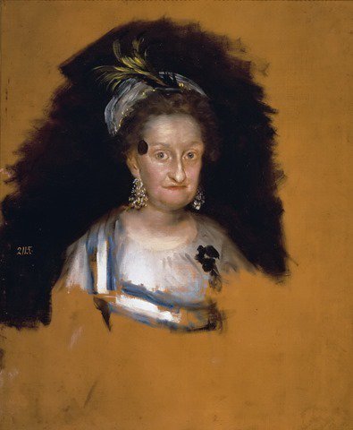 Goya y Lucientes , Francisco de (испанская школа, 1746-1828) — Мария Хозефа де Бурбон, инфанта Испанская, 1800, 72 …