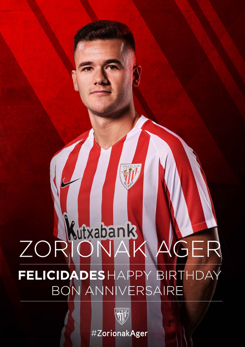 Hoy Ager Aketxe cumple 23 años. ZorionakAger! ?? Athletic Club