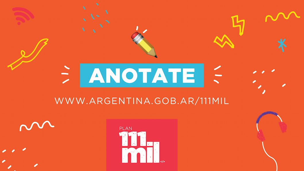 ¿Te gusta la tecnología? Aprendé a programar gratis en un año  #111mil 👇🏽👇🏽argentina.gob.ar/111mil