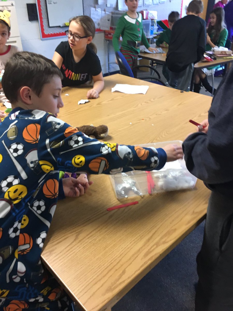 AdrienneD33's tweet photo. Pajama Day AND Penguin Home Challenge Day?! What a great Tuesday!! #dmsrules #welovepenguins @bucka1973 https://t.co/K4pRTAP0WS