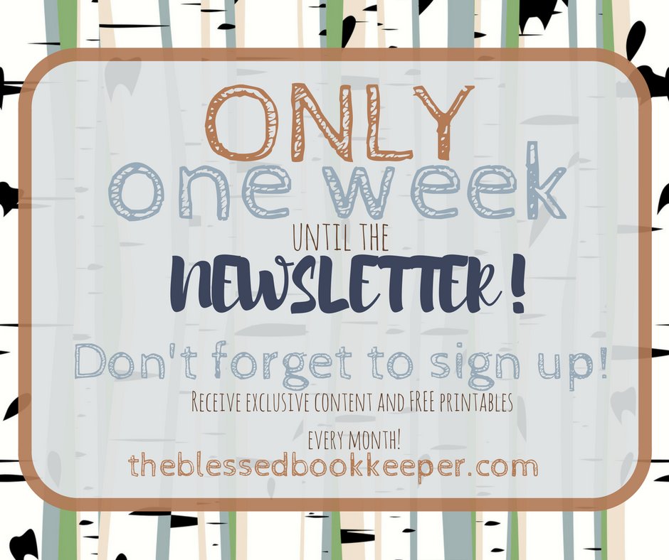 BlessedBookkeep's tweet image. ONE WEEK