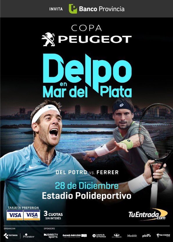 Querés ver a @delpotrojuan y Ferrer en la #CopaPeugeot el 28 en Mardel? Hacé RT, mencioná a un amigo y participás. Hay 2 pares de entradas.