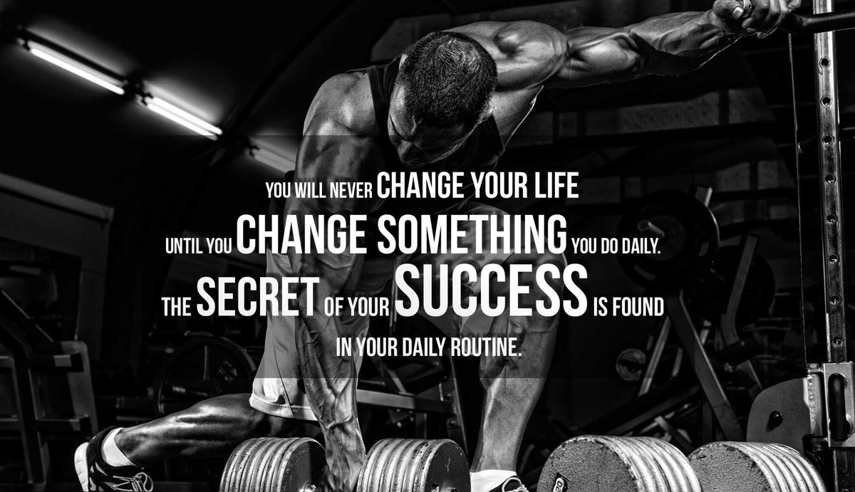 FiveFitness's tweet photo. Excellence is a Habit. The Harder You Work The Luckier You Will Get.. 

#Motivation #Success #Gym #Routine https://t.co/ps4GQpwTCw