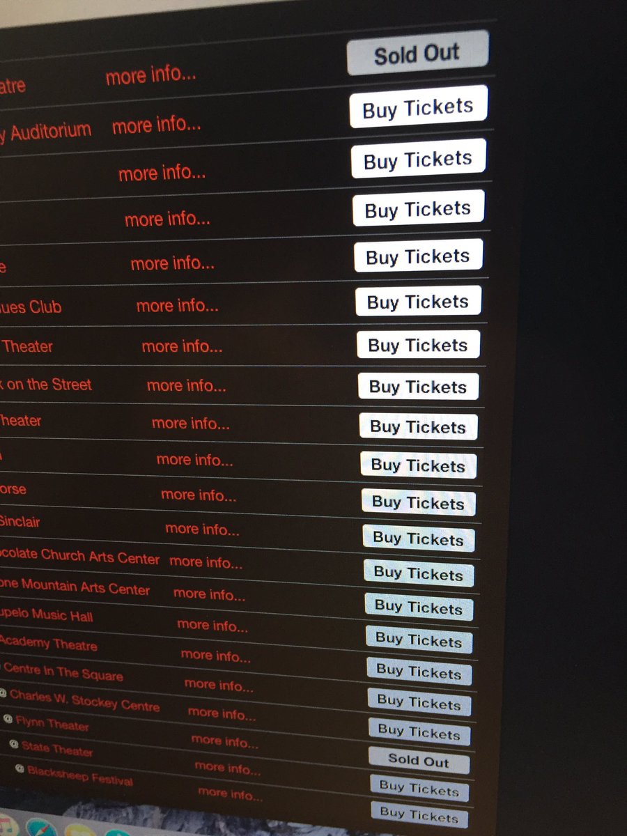 alanthomasdoyle's tweet photo. A couple of Sold Outs on the 2017 Tour page already!  Loves it.  Grab tix here https://t.co/zyUrlZ2AZi Thanks so Much. https://t.co/C1JzSD2u8V