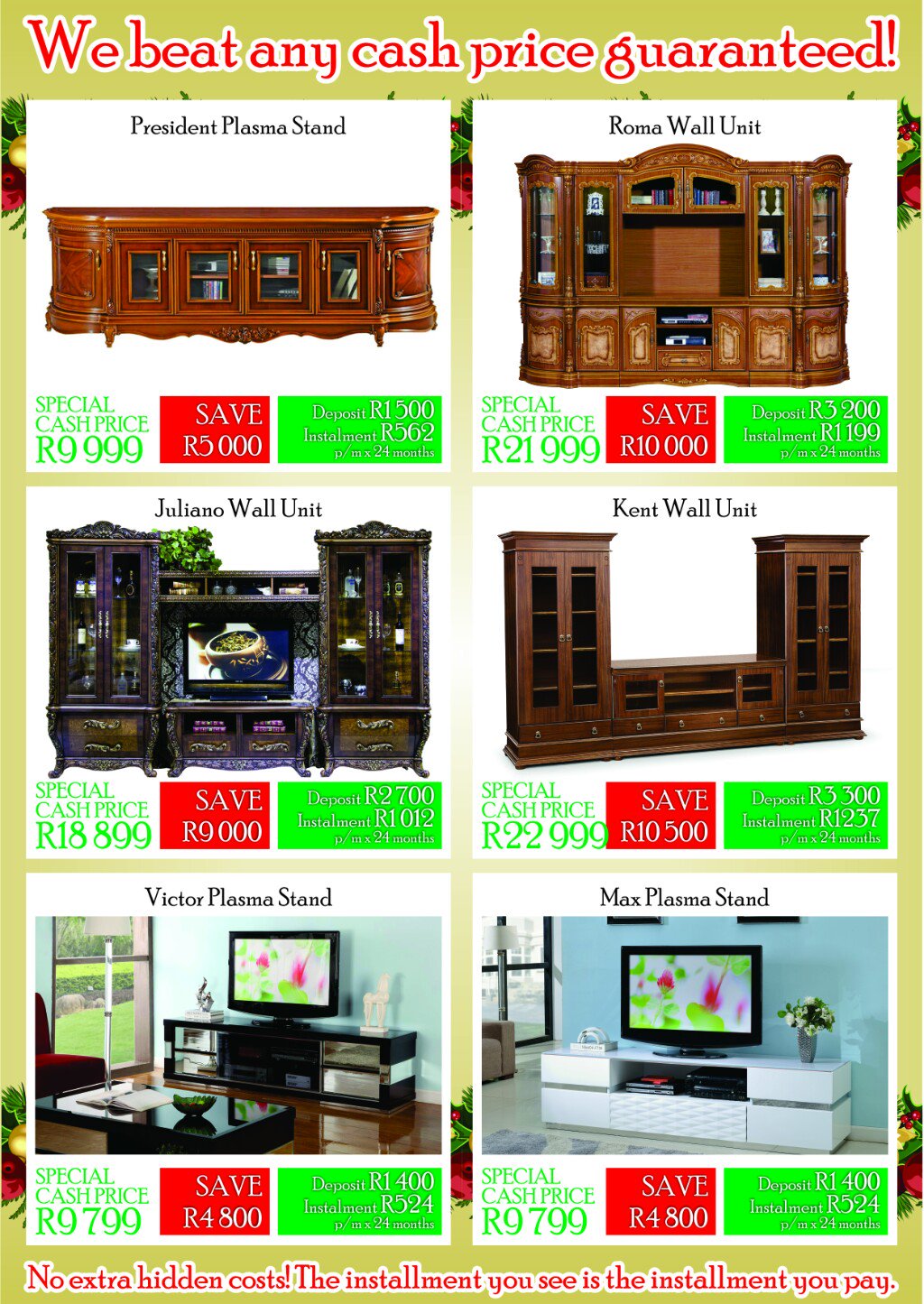 Geen and 2024 richards wall units