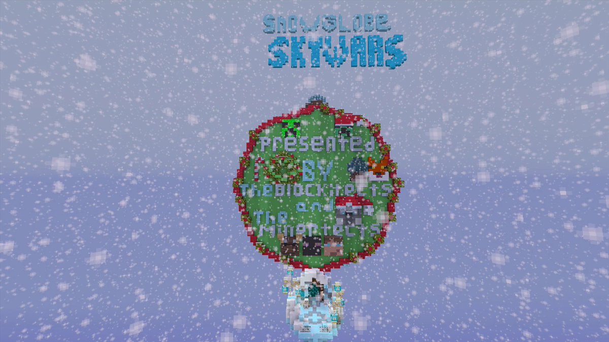 The_Minertects's tweet photo. The Minertects and Blockitects present Snowglobe Team Skywars
https://t.co/93tLZ6AfyS https://t.co/JhQcZQlZhc