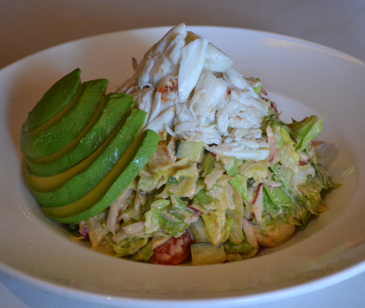 Seeking a refreshing Lunch this Tuesday afternoon? Salad #crab #seafoodies #lunchtime #tuesday #lunch <a href="/citydelraybeach/">City of Delray Beach</a> #seafood
#yum