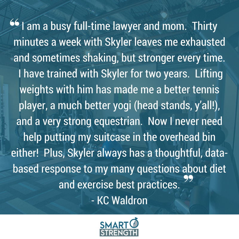 smart_strength's tweet photo. Take a look at KC's experience, and how strength training improved her performance in the activities she loves! #atx #smartstrengthaustin https://t.co/gqrzzRm9P0