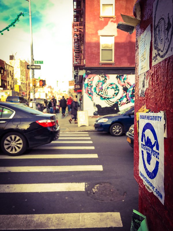 OwnYourSpot's tweet photo. Thanks for vibin' across the globe and slappin' our stickers! This one here is in #Williamsburg #Brooklyn #escapeNegativity #goodvibesonly https://t.co/Cj2jN9ZCfO