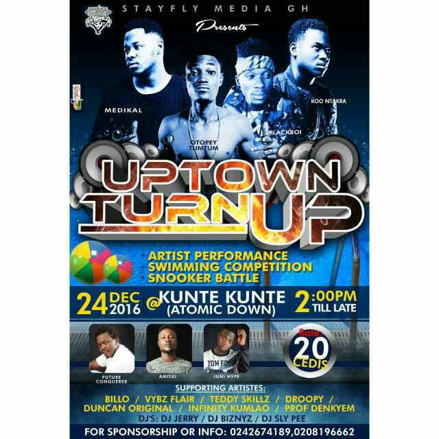Otopey's tweet photo. 24th is the Uptown Shutdown at KunteKunte Pub inside Dome Atomic Down with @Otopey @AmgMedikal @ThablackboiGh @AmiskyRap #freeforLadies https://t.co/pPPefBsn33