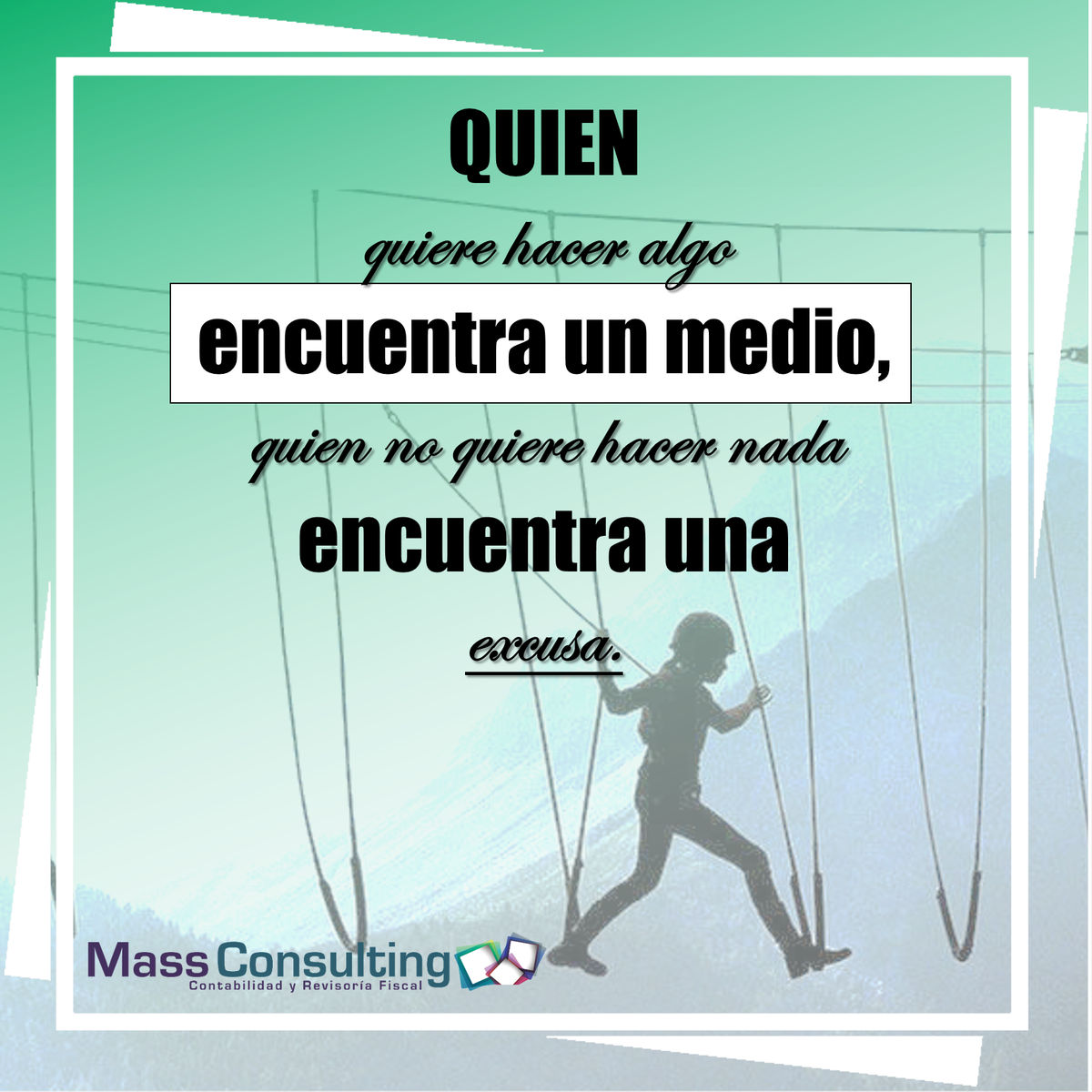 massconsulting2's tweet photo. #frasedeldia #MassConculting #satisfaccion #Medellin #Colombia https://t.co/GKxpXBGgba