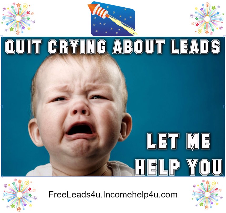 sandyhall's tweet photo. QUIT CRYING ABOUT LEADS - LET ME HELP YOU!
https://t.co/mUSVHVNe4o https://t.co/88tb494lEg https://t.co/tefMFMLHMg