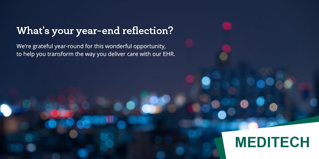MEDITECH's tweet photo. We’re grateful for the opportunity to help you transform the way you deliver care with our #EHR. https://t.co/HXgphmKrDF https://t.co/86TDJ1ciBz