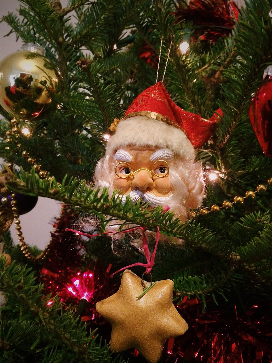 AlfHarris's tweet photo. Finally have the best Xmas tree up and decorated in Tooting! Thanks to @TootingPRSS and @sw17Premiertree for the great give away! https://t.co/vyUBEYpzVN