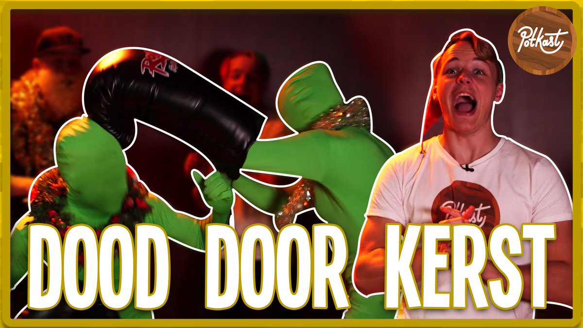 Potkast's tweet photo. Wie gaat er in de nieuwe #DommeDood dood door kerst...? Check 'm hier: https://t.co/NxxbvQyeJe 💀🎅🏼 https://t.co/7r2pm8R3jp