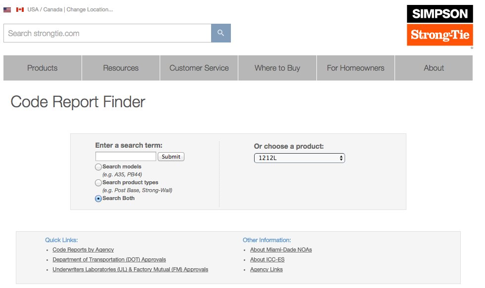strongtie's tweet image. Use our #codereport finder to learn about code updates for your
projects: bddy.me/2hE8AVJ