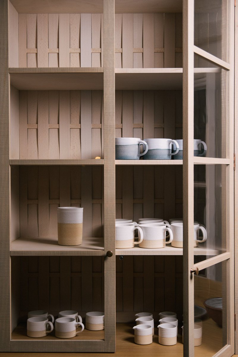 deVOLKitchens's tweet photo. Day 20: #deVOLPresents these lovely handmade ceramic mugs. See how Claire makes them all here...https://t.co/4zV9WKuWIO #giftguide #design https://t.co/0Cw2ia6NpH