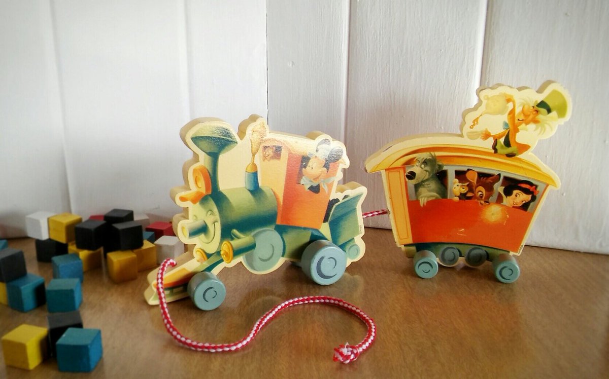 Abatevintage's tweet photo. Disney Wood Pull Train Toy, Vintage Disney Train Wood Pull Toy https://t.co/t2vJuPol5L #1KUSA #TrainDecor https://t.co/6Xk4oNVjaN