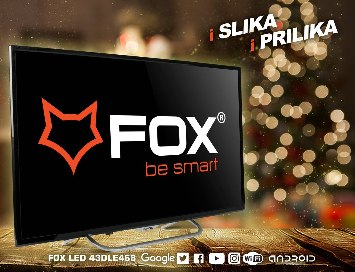 FOXaparati's tweet photo. U duhu Novogodisnjih praznika! 
Odaberite FOX LED 43DLE468 i uzivajte!
#Foxelectronics https://t.co/6lfQheEJzH
