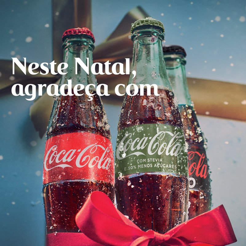 Natal é tempo de agradecer e reconhecer quem faz a magia acontecer. #agradeçacomCocaCola