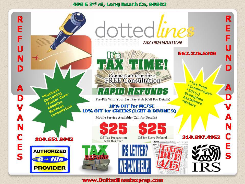 TevesTheBarber's tweet image. dottedlinestaxprep.com             #longbeachtaxservice #maximumrefunds #$1200refundadvances #besttaxserviceinlbc