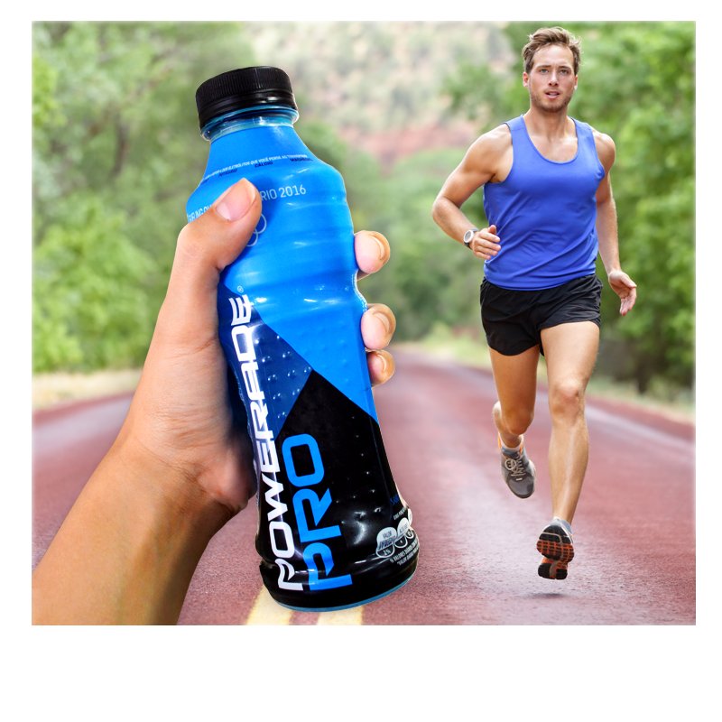 Hidratação e sabor de uma só vez! Powerade mantém o seu corpo pronto para um exercício bem feito. ;)