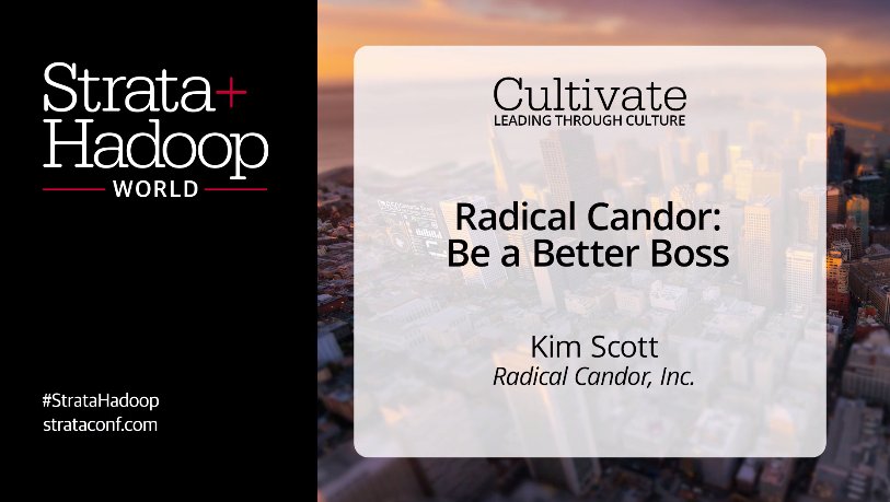 [VIDEO] How to be a better boss through radical candor w/<a href="/kimballscott/">Kim Scott</a> oreil.ly/1VKfpTM