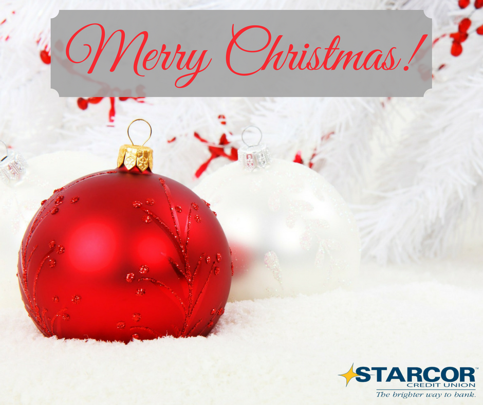 Wishing you a Merry Christmas from all of us at Starcor Credit Union!
