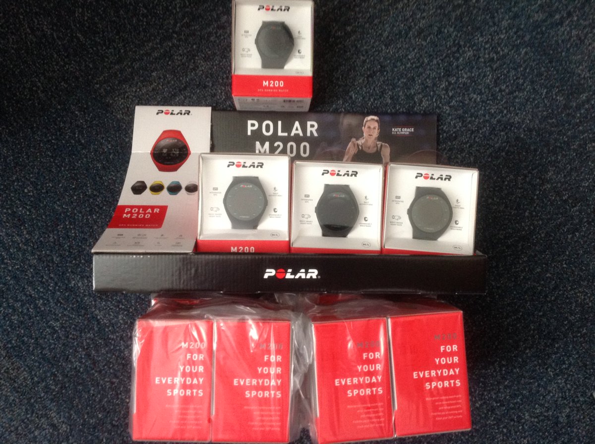 Thanks to our partner <a href="/PolarGlobal/">@PolarGlobal</a> for speedy delivery of our new M200's to use in Personal Fitness this spring! <a href="/sharonkwarren/">Sharon warren</a> <a href="/AliEduHRM/">Ali Young</a>