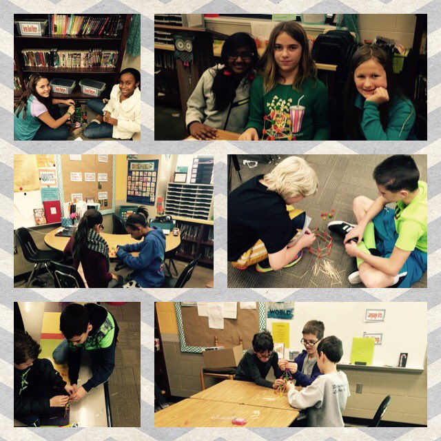 MrsSelf607's tweet photo. Tree Building - thank you parents for all the DOTS!!! 5th graders are using their engineering skills and loving it! https://t.co/YwHppH0Lrl