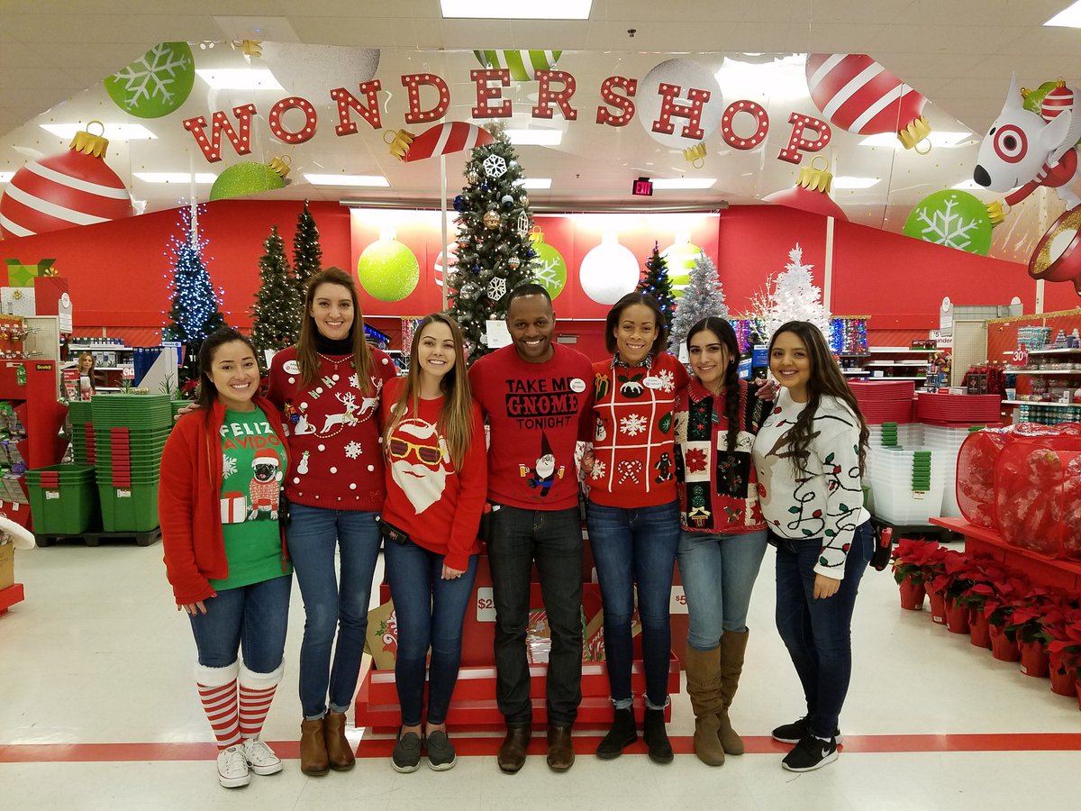 This is our busiest season, but always remember to enjoy and appreciate your team. #Target #Scrappyanddelight #UglySweaterParty #T1547