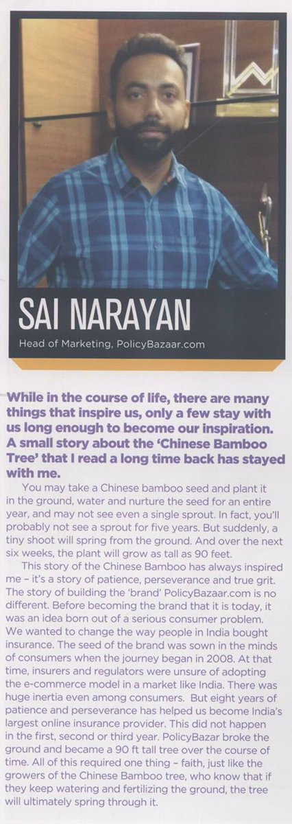 psynarayan's tweet photo. A short story that always inspired me.  Thanks for covering @IMPACT_onnet #inspiration https://t.co/kL7a0l0G9G