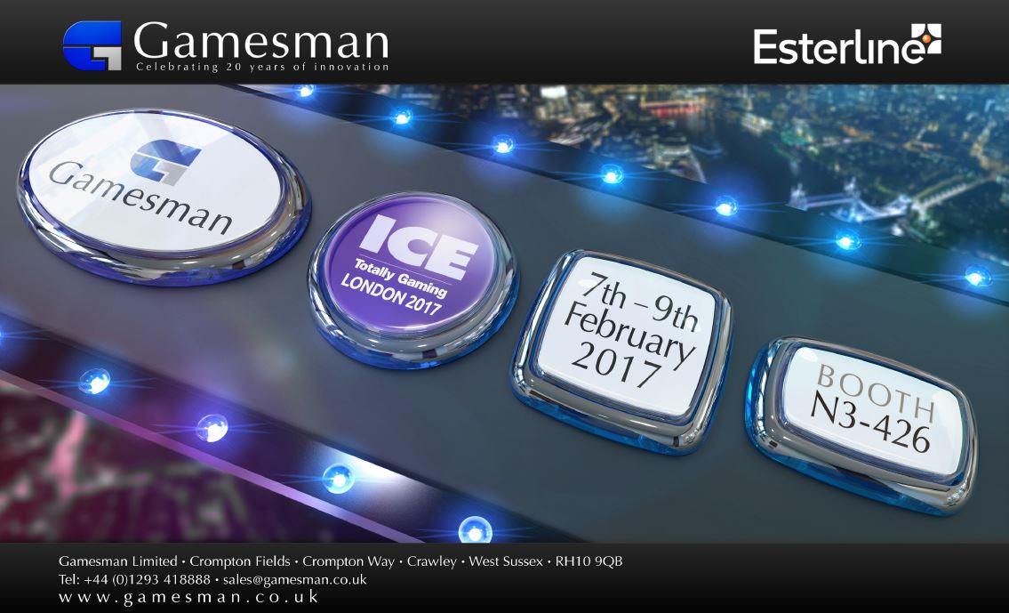 GamesmanLtd's tweet photo. The countdown to ICE 2017 @ExCeLLondon #ICETotallyGaming2017 
Gamesman Booth No. N3-426 https://t.co/pTqfn2c6bP