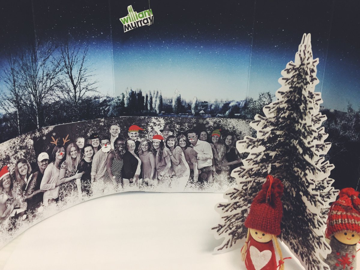 Team William Murray #creativetree Festive arts and crafts courtesy of <a href="/WhiteLeopardLtd/">White Leopard</a> @CygnusAssociate