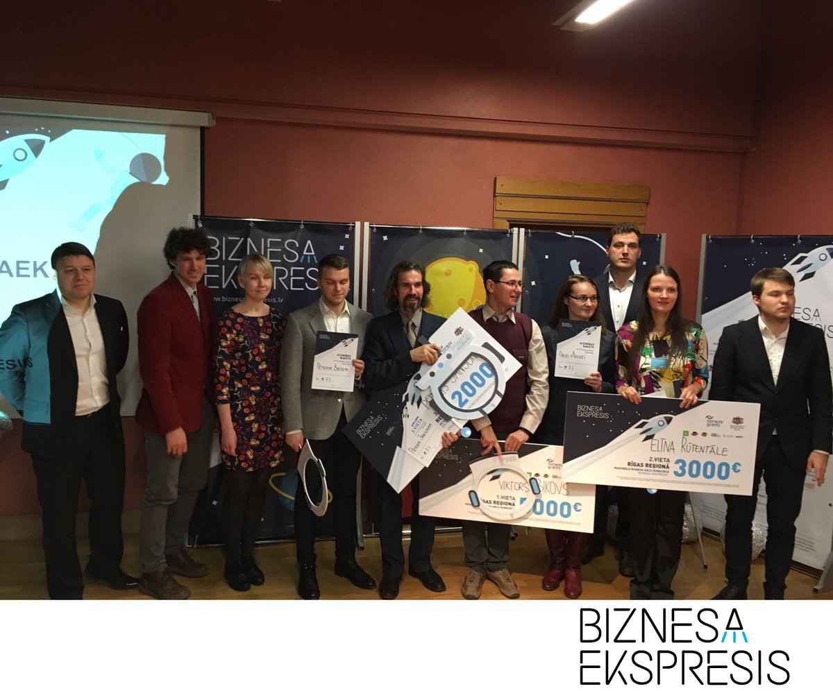 "Biznesa ekspresis" Rīgas plānošanas reģiona uzvarētāji ir noskaidroti! ej.uz/RIgas_finals