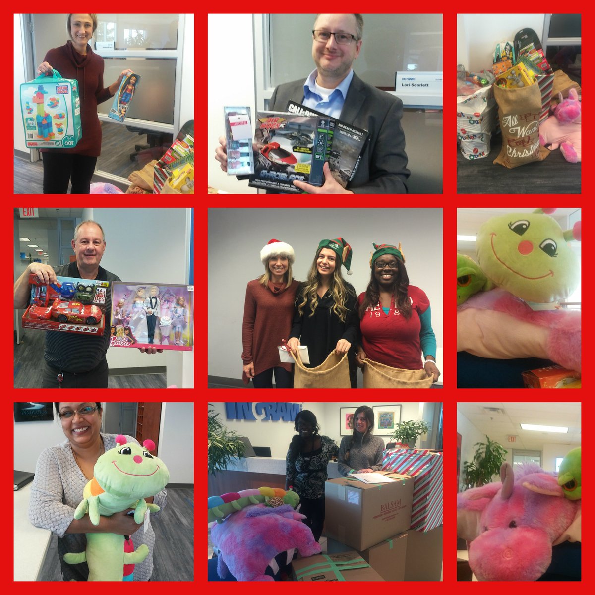 Ingram_Talent's tweet photo. #Ingrammicro participated in the holiday spirit! #ToysforTots, sponsored by the Peel Regional Police.  "Help Give a Child a Christmas!" https://t.co/ZbFdUfbYmL