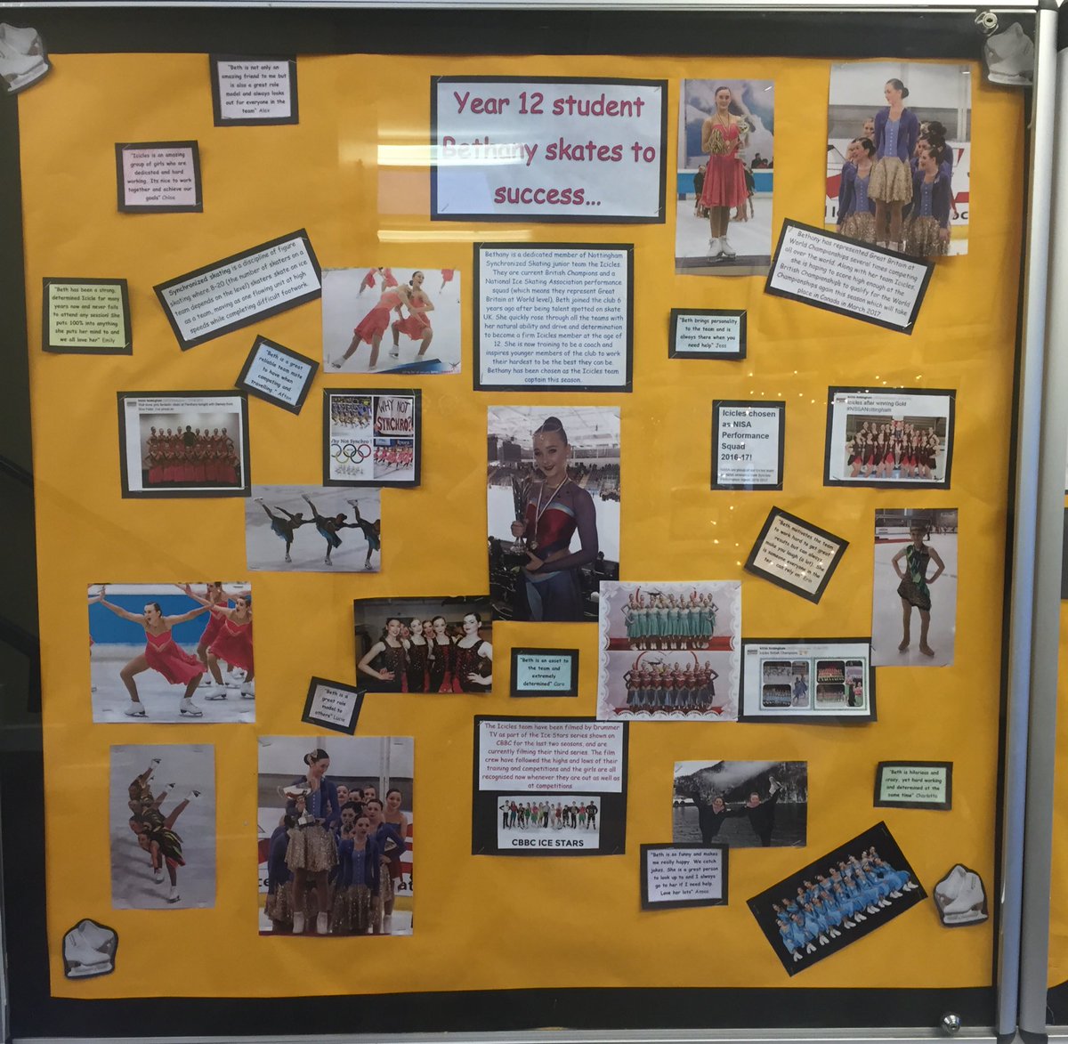 bethwarnerx's tweet photo. my school is so cute!!! @TeamIcicles ❤️👯 https://t.co/EPw3xlOgai