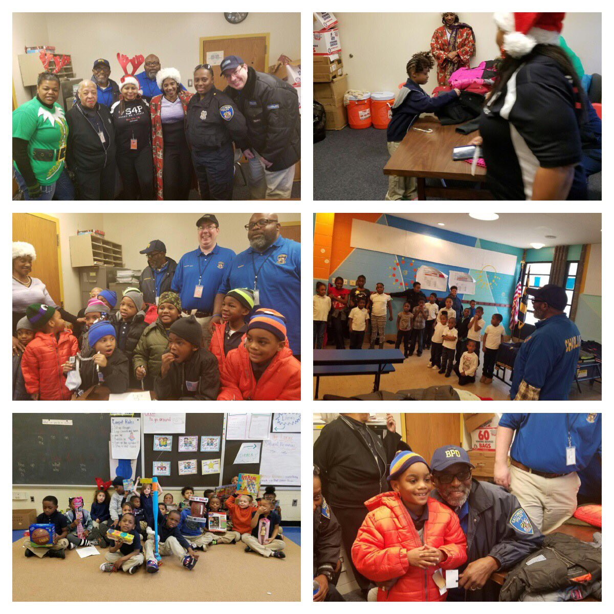 WD CCU gave Coats/Xmas Toys out to students at Harlem Park Elementary, Roots&amp; Branches School and Lockerman Bundy Elementary yesterday