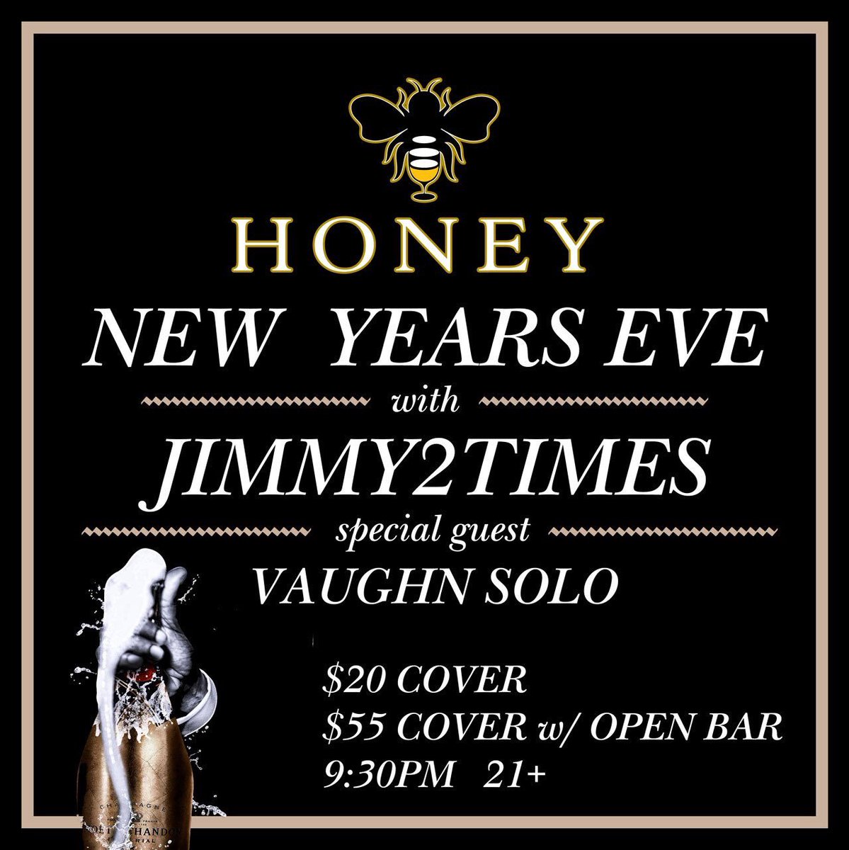 jimmy2times's tweet photo. Make sure you cop those tickets for NYE at @honeympls- https://t.co/0lVnDZtEui https://t.co/hbbaW4N5eq