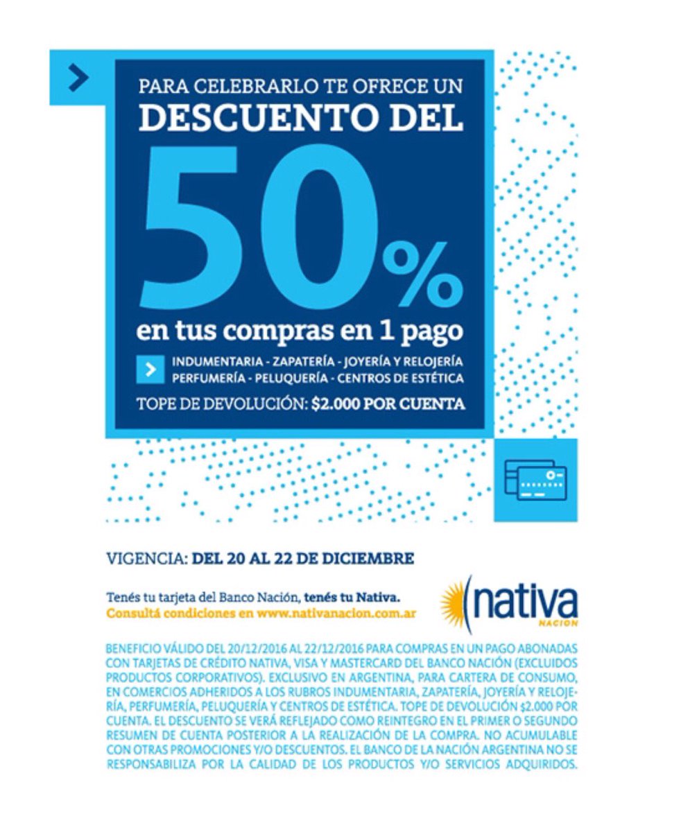 🎄No te lo podes perder!!!
🎄Con todas las tarjetas del Banco Nación.
🎄del 20 al 22 de diciembre!!!
