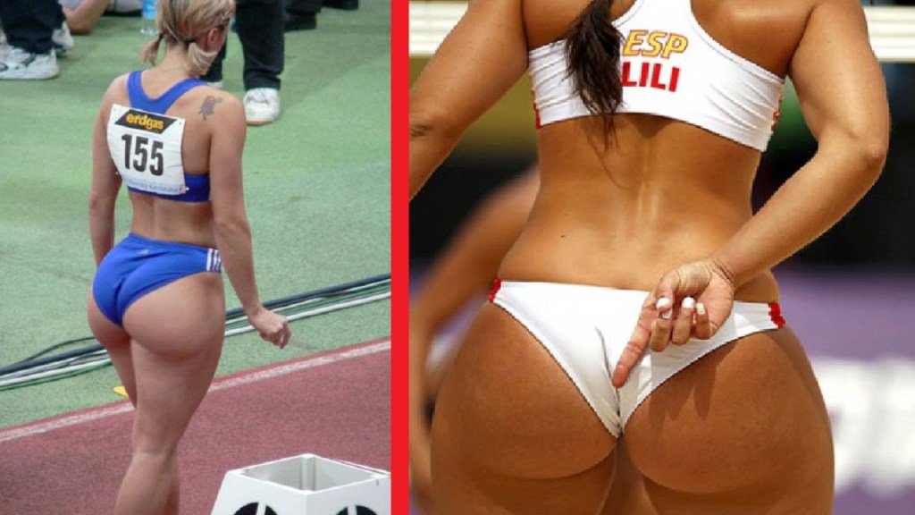 Sexy Female Athlete Ass.