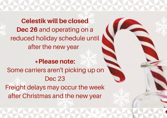 We'll be closed on Dec 26 &amp; operating on a reduced schedule. Please be advised some carriers aren't picking up this Friday! #HolidaySchedule