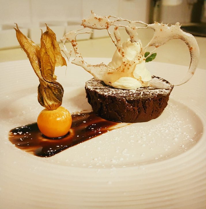 EnniosSoton's tweet photo. Chef @kreb75 is trying some new creations for our big #NYE party! What do you think of her Chocolate Nemesis?! #dessert #southampton #party https://t.co/w5uxb3BJGG