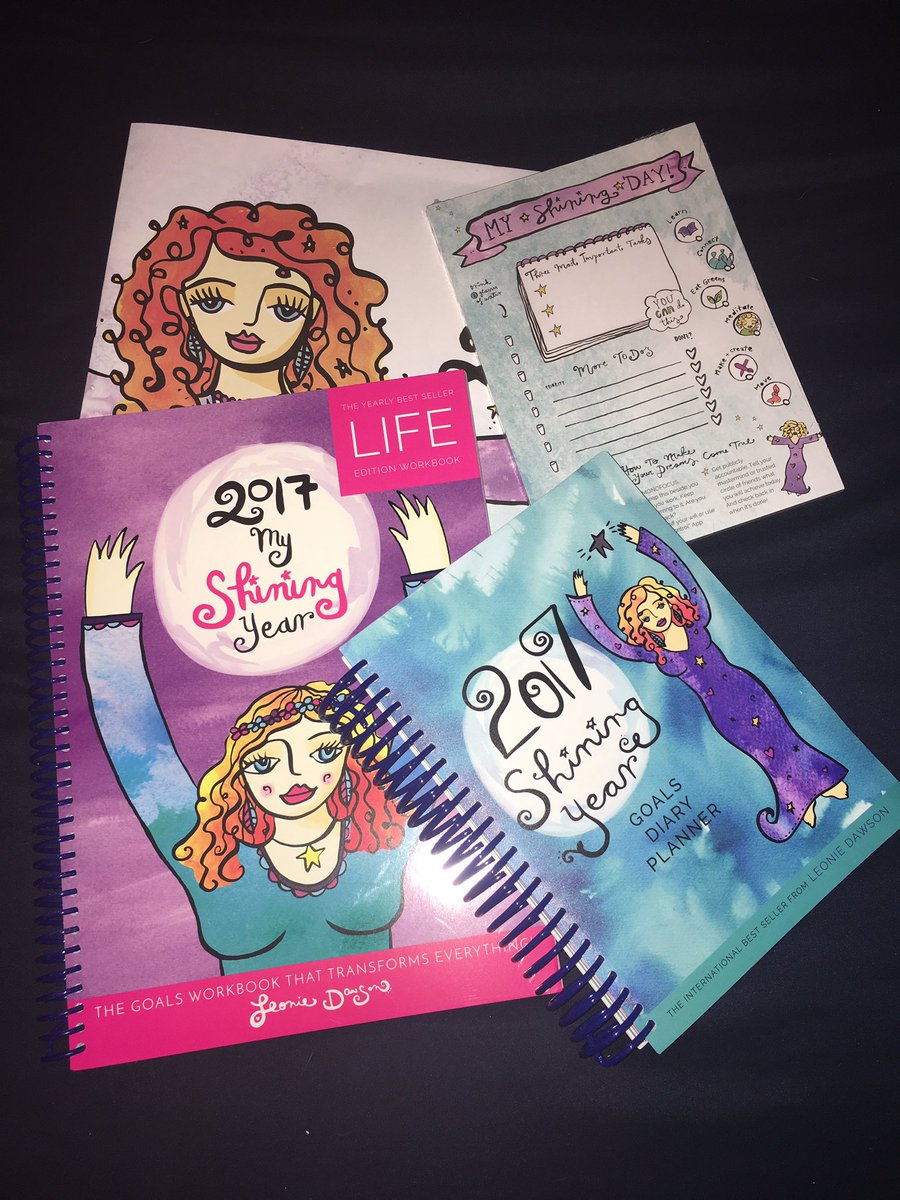 Amazon_Queenn's tweet photo. Im so excited to be doing this, this year. #shiningyear #leoniedawson #goalpanning https://t.co/oYJWOldyFs
