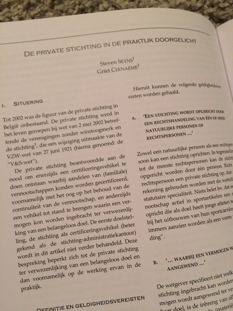 Wilt u meer weten over de werking van de private stichting? Zie mijn nieuwe bijdrage in 'Vermogensplanning in de praktijk' <a href="/BrightAdvocaten/">Bright.</a>