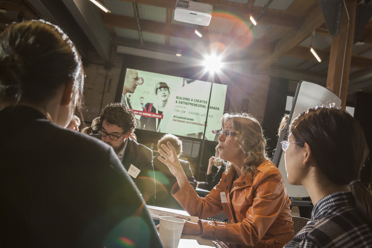 Startup_Canada's tweet photo. “Our funding streams should be as creative as our creators.” - @ShyBarberstock https://t.co/ISh0mNGCC0 #CreativeCanada https://t.co/P3o0s23Crk